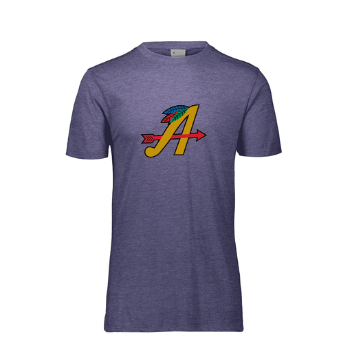 [FTSCUBRY-AS-LOGO1] Decker Men's Tri-Blend T-Shirt - Short Sleeve (Adult S, Royal, Logo 1)