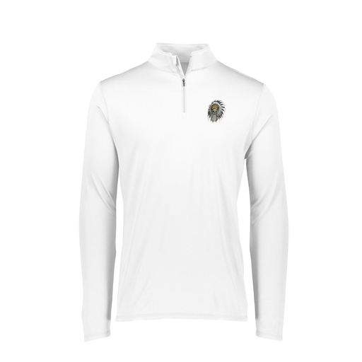 [FTLQFLWH-FAXS-LOGO3] Decker Women's Flex-Lite 1/4 Zip Shirt (Female Adult XS, White, Logo 3)