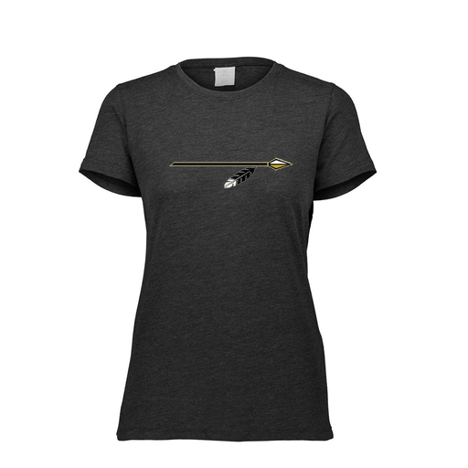 [FTSCUBBK-FAXS-LOGO2] Decker Women's Tri-Blend T-Shirt - Short Sleeve (Female Adult XS, Black, Logo 2)