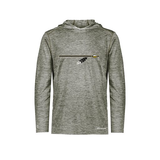 [FOLHCGGY-AS-LOGO2] Decker Men's Charge Hoodie (Adult S, Gray, Logo 2)