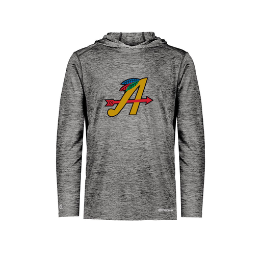 [FOLHCGBK-YS-LOGO1] Decker Youth Charge Hoodie (Youth S, Black, Logo 1)