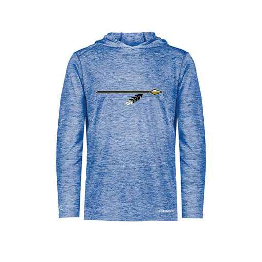 [FOLHCGRY-YS-LOGO2] Decker Youth Charge Hoodie (Youth S, Royal, Logo 2)